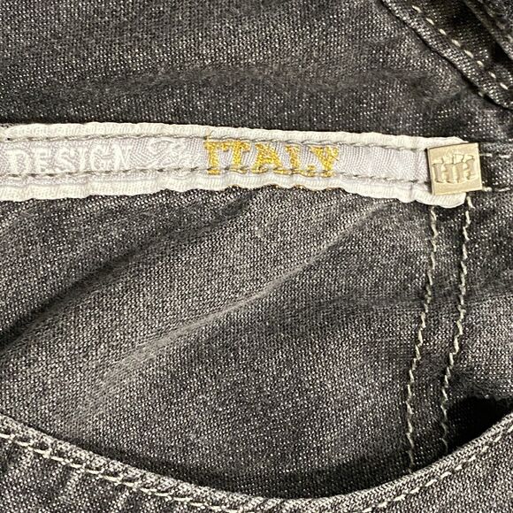 Y2k FOX JEANS Men's Cargo Shorts 34 - 38 Casual Black Denim Ace Spaces Zippers - Picture 9 of 14